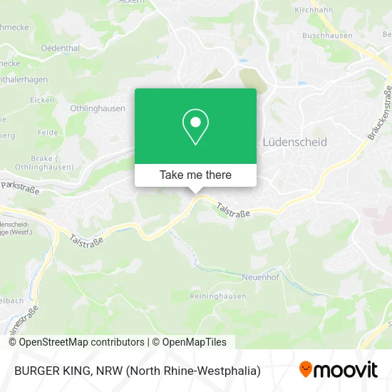 Карта BURGER KING