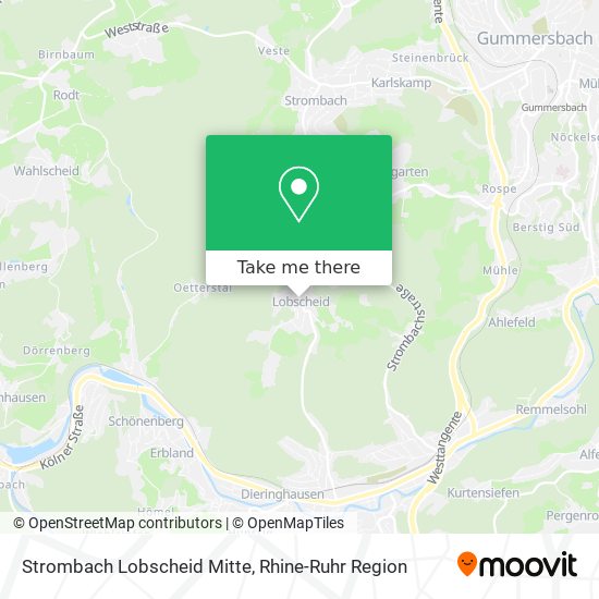 Strombach Lobscheid Mitte map