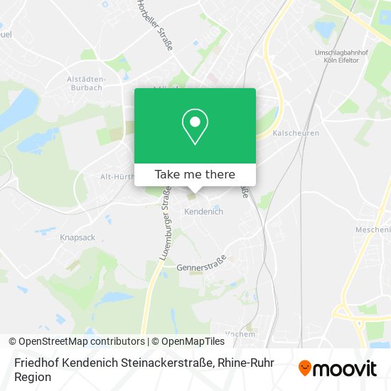 Friedhof Kendenich Steinackerstraße map