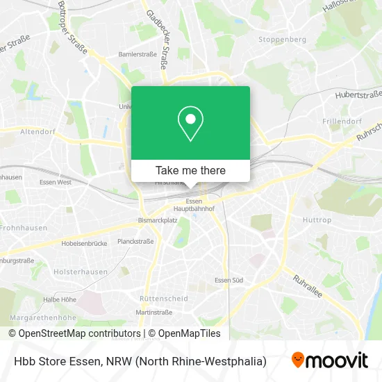 Hbb Store Essen map