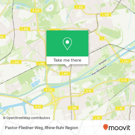 Pastor-Fliedner-Weg map