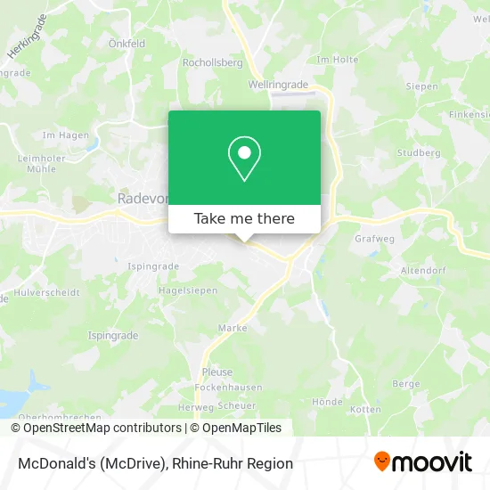 McDonald's (McDrive) map