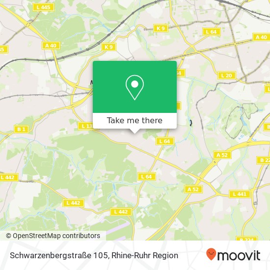 Schwarzenbergstraße 105 map
