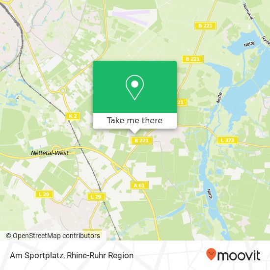 Am Sportplatz map