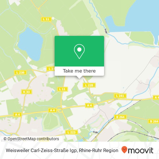 Weisweiler Carl-Zeiss-Straße Igp map