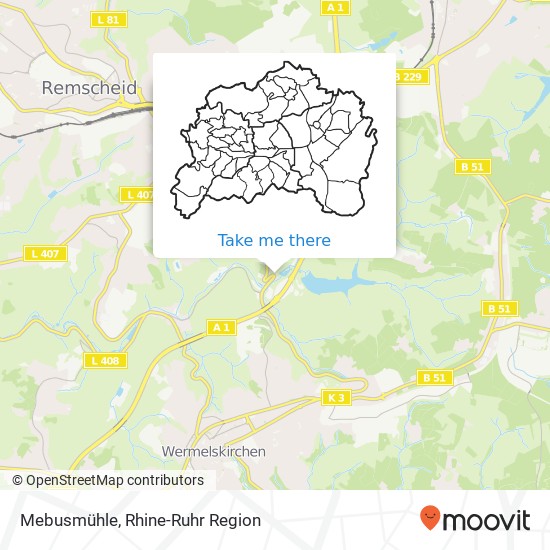 Mebusmühle map