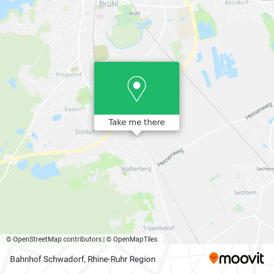 Bahnhof Schwadorf map