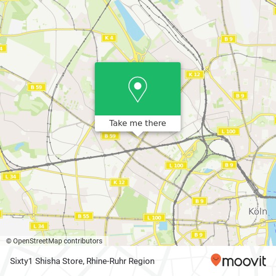 Карта Sixty1 Shisha Store