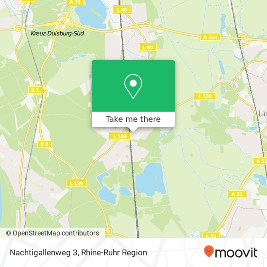 Карта Nachtigallenweg 3