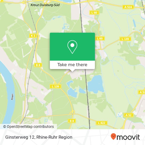 Ginsterweg 12 map