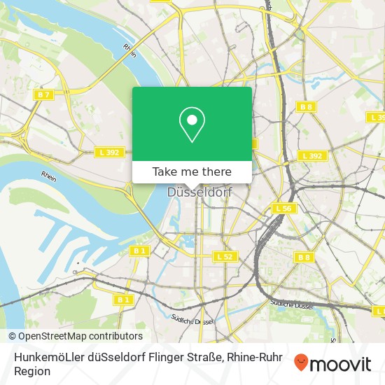 HunkemöLler düSseldorf Flinger Straße map