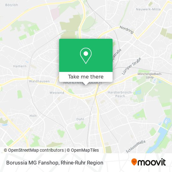 Borussia MG Fanshop map