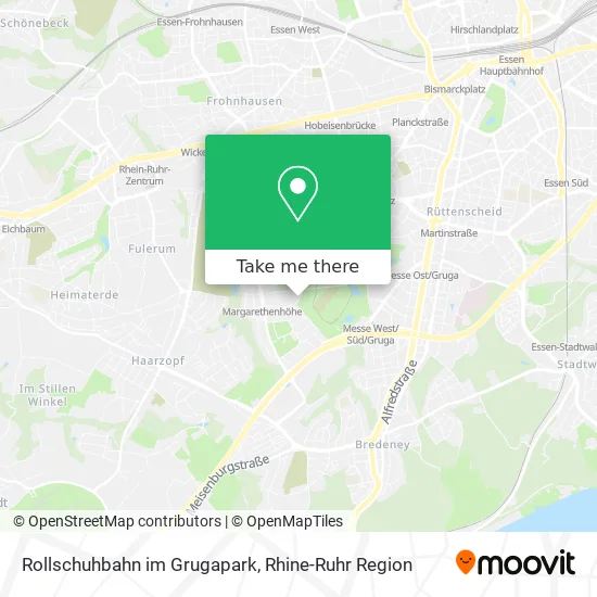 Карта Rollschuhbahn im Grugapark