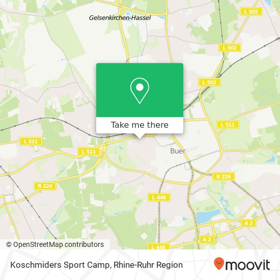 Koschmiders Sport Camp map