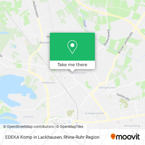 EDEKA Komp in Lackhausen map