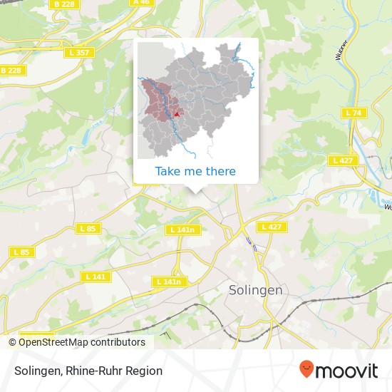 Solingen map