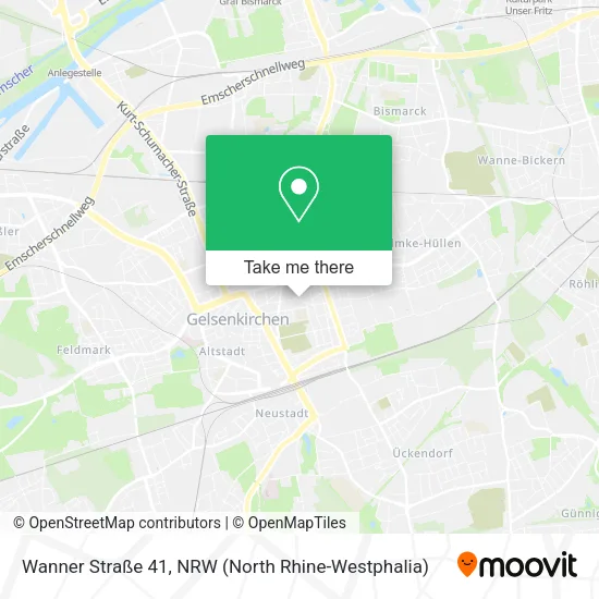Карта Wanner Straße 41