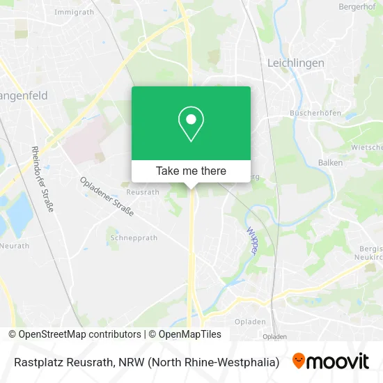 Карта Rastplatz Reusrath
