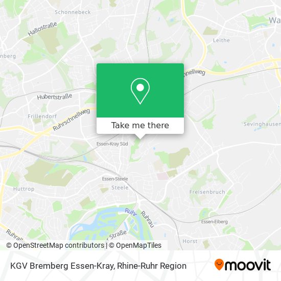 KGV Bremberg Essen-Kray map
