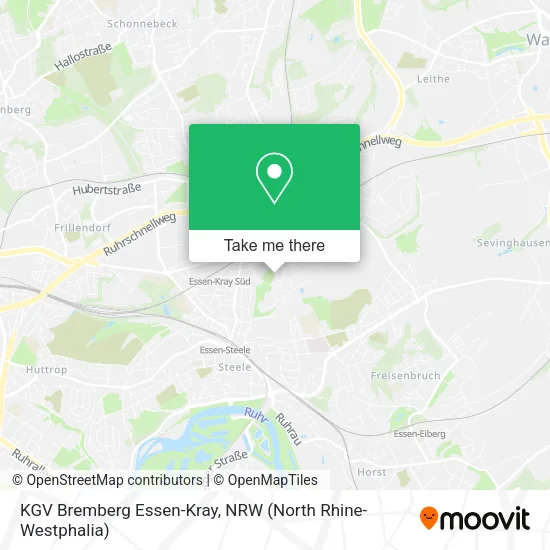 Карта KGV Bremberg Essen-Kray