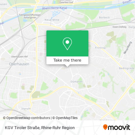 KGV Tiroler Straße map