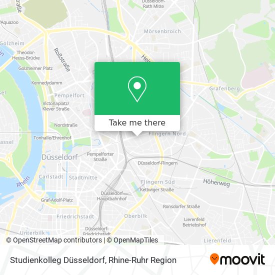 Studienkolleg Düsseldorf map