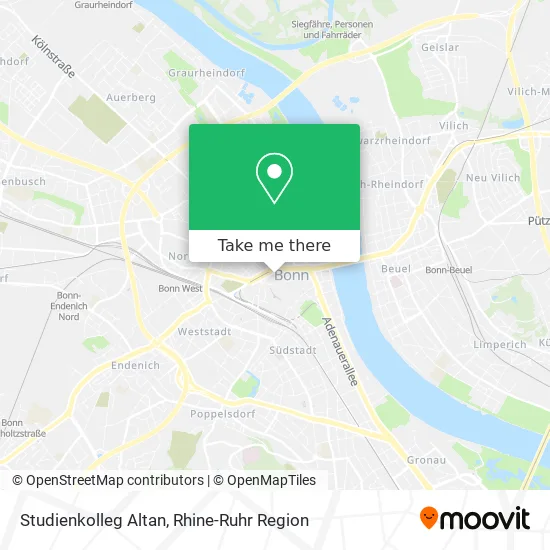 Карта Studienkolleg Altan