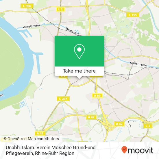 Unabh. Islam. Verein Moschee Grund-und Pflegeverein map