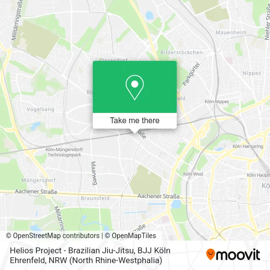 Карта Helios Project - Brazilian Jiu-Jitsu, BJJ Köln Ehrenfeld