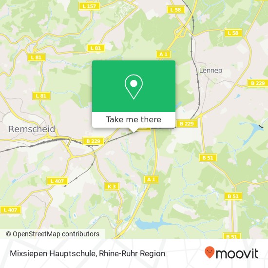 Mixsiepen Hauptschule map