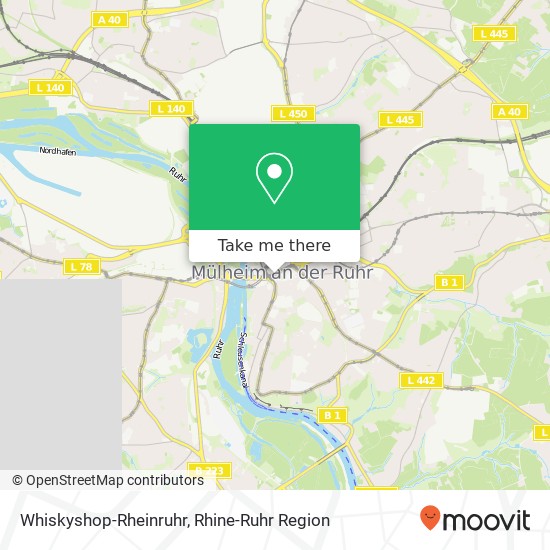 Whiskyshop-Rheinruhr map