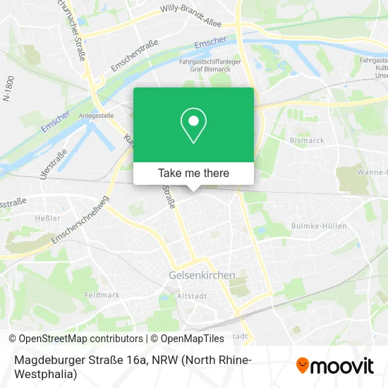 Карта Magdeburger Straße 16a