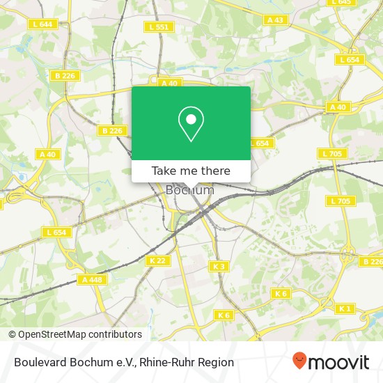 Boulevard Bochum e.V. map