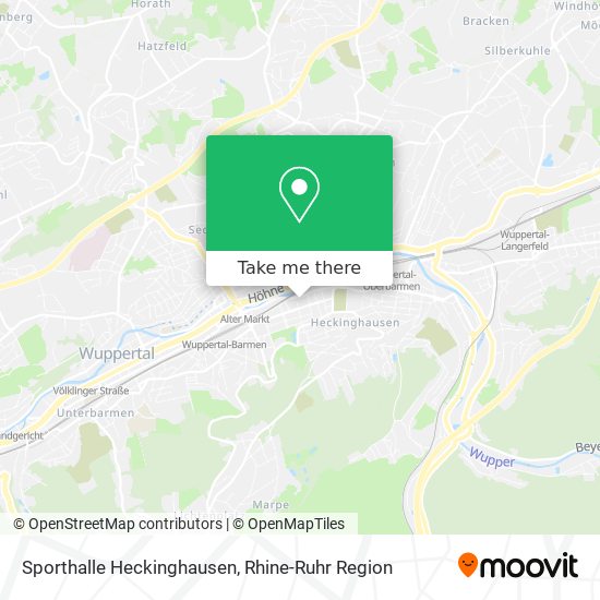 Sporthalle Heckinghausen map