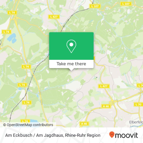 Am Eckbusch / Am Jagdhaus map