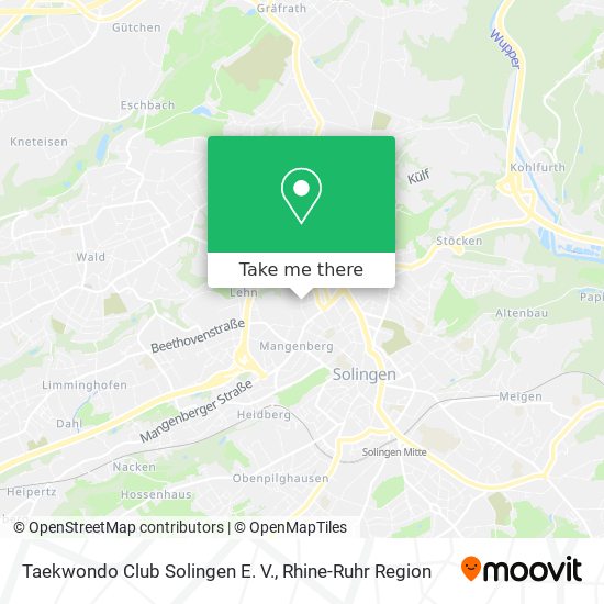 Taekwondo Club Solingen E. V. map