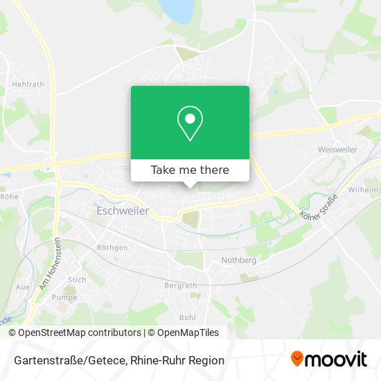 Gartenstraße/Getece map