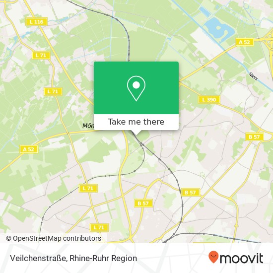 Карта Veilchenstraße