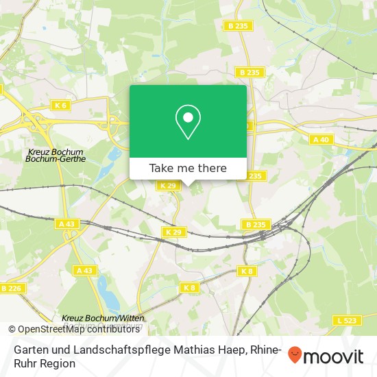 Garten und Landschaftspflege Mathias Haep map