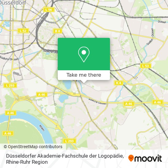 Düsseldorfer Akademie-Fachschule der Logopädie map