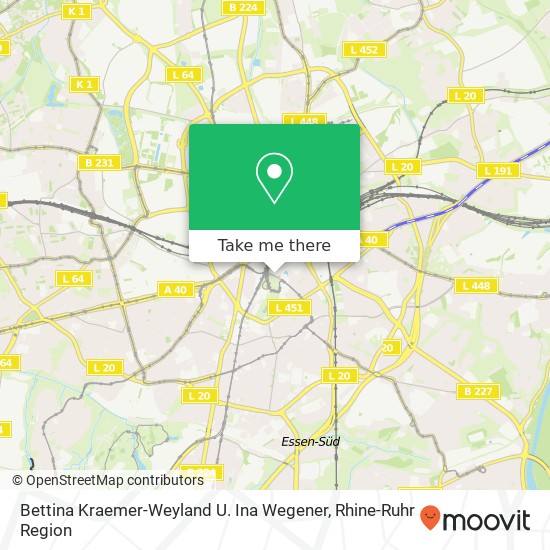 Bettina Kraemer-Weyland U. Ina Wegener map