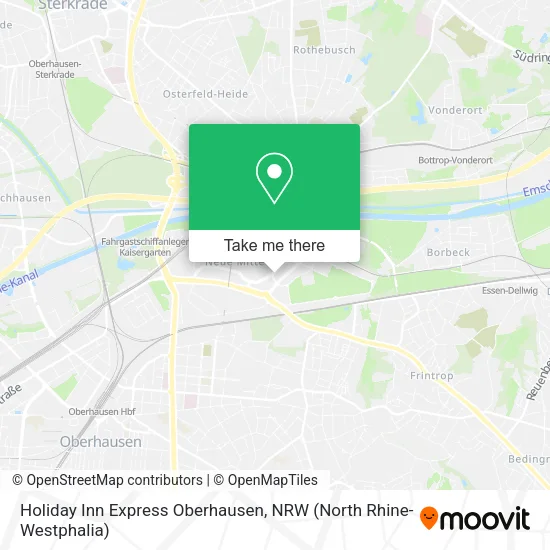 Карта Holiday Inn Express Oberhausen