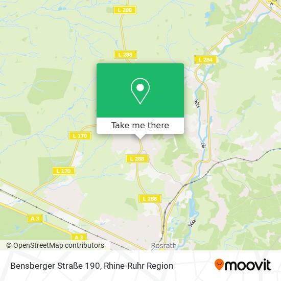 Bensberger Straße 190 map