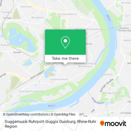 Guggemusik Ruhrpott-Guggis Duisburg map