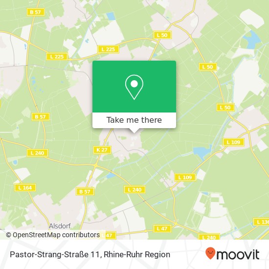 Карта Pastor-Strang-Straße 11