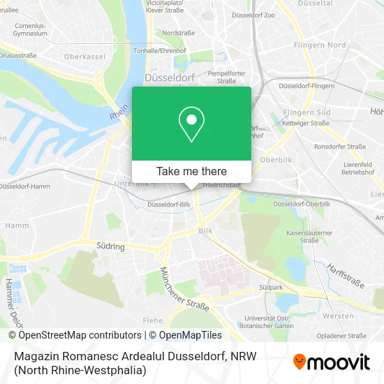 Карта Magazin Romanesc Ardealul Dusseldorf
