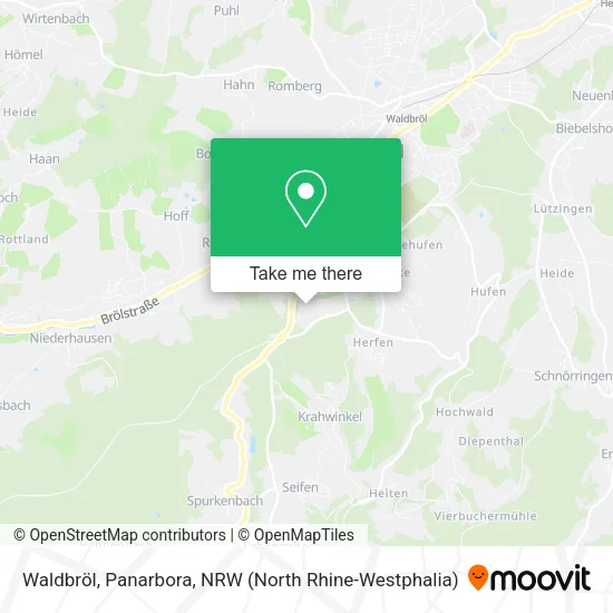 Карта Waldbröl, Panarbora