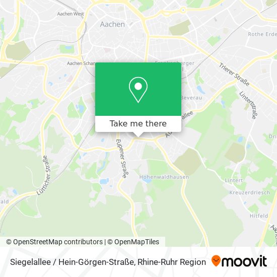Siegelallee / Hein-Görgen-Straße map