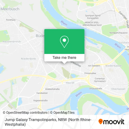 Карта Jump Galaxy Trampolinparks