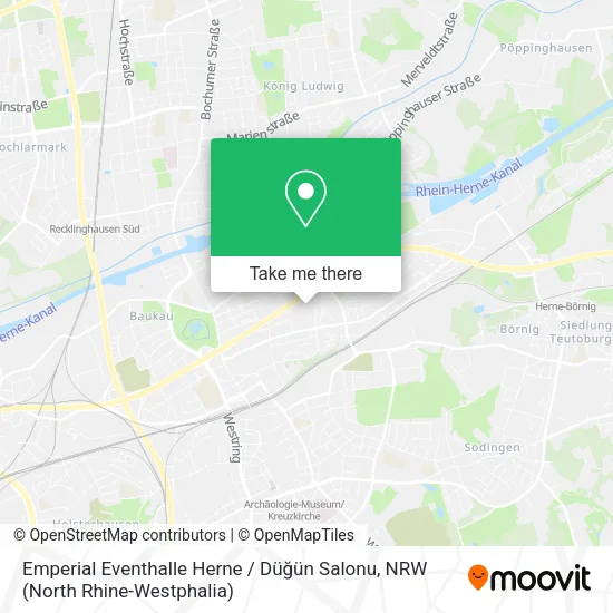 Emperial Eventhalle Herne / Düğün Salonu map